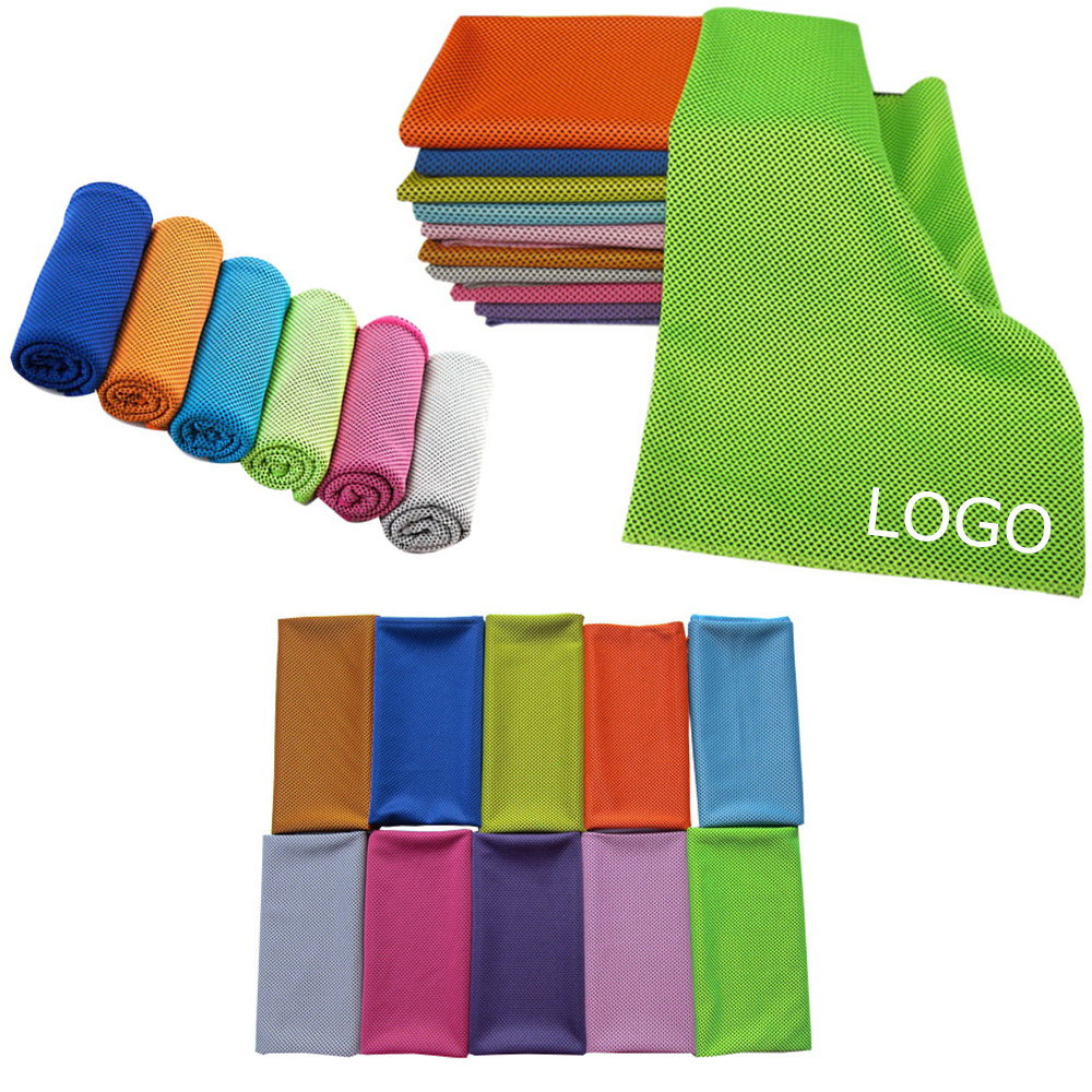 Polyester Sports Cooling And Quick-drying Towel Logo Branded Polyester Sports Cooling And Quick-drying Towel Logo Branded