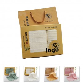 Custom Imprinted 3 Piece Bamboo Micro Fiber Towel Set  Custom Imprinted 3 Piece Bamboo Micro Fiber Towel Set