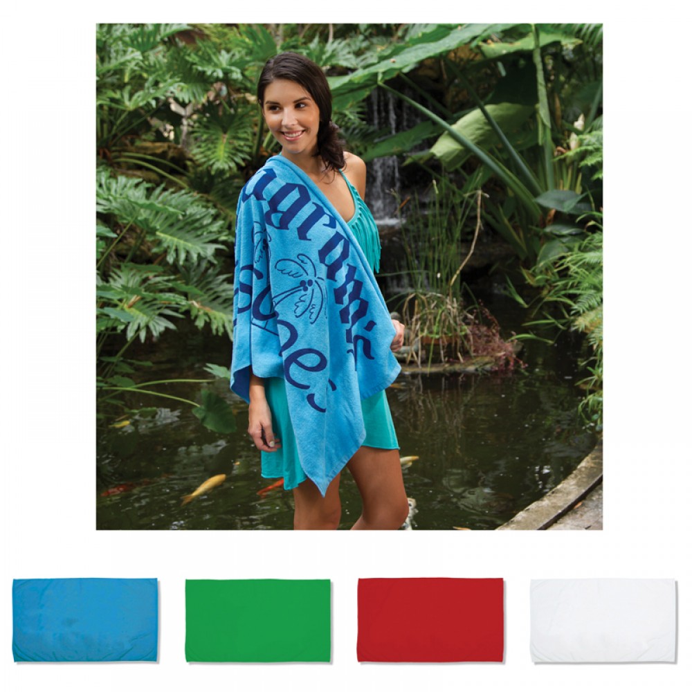 Small Beach Towel (24" x 42") Custom Imprinted Small Beach Towel (24" x 42") Custom Imprinted