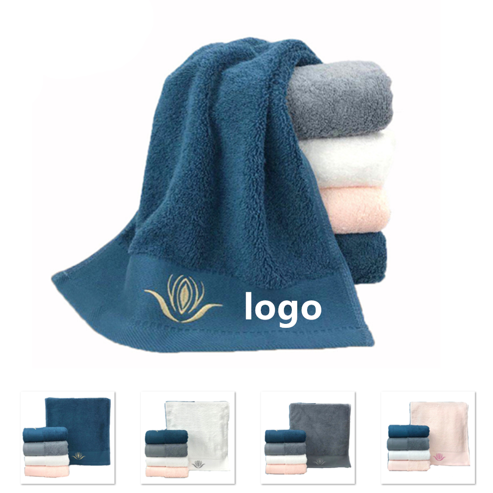 Logo Branded Premium Long Staple Cotton Hand Towels