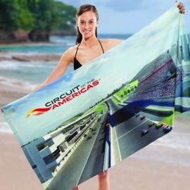 Custom Imprinted Small Full Color Beach Towel