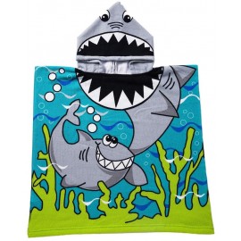 Kids Hooded Beach Towel with Logo