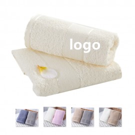 Logo Branded Soft And Plush Cotton Towel Gift Set