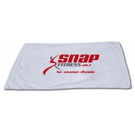 Logo Branded 100% Cotton Velour Beach Towel - 1 Color (35"x60")