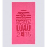 35" x 60" 100% All Cotton Terry Velour Hemmed Color Blank Beach Towel Custom Imprinted