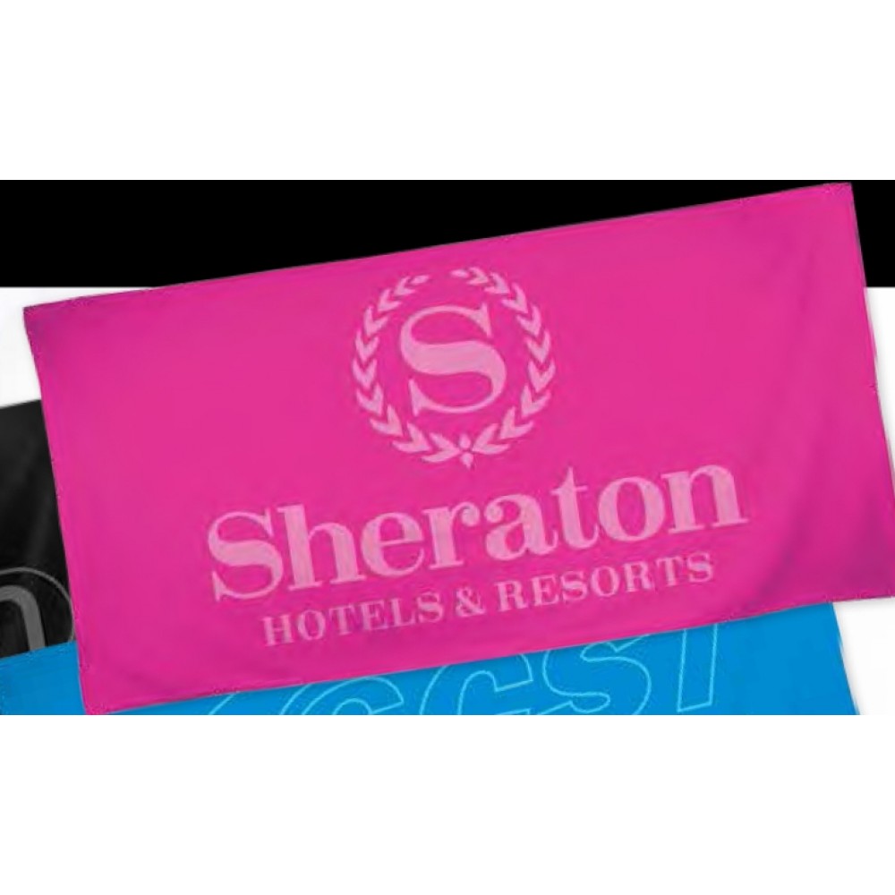 Custom Embroidered Colored Beach Towel (30"x60") Custom Embroidered Colored Beach Towel (30"x60")