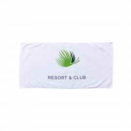 Custom Embroidered Economical Digital Printing Full Color Beach Towel With Edge