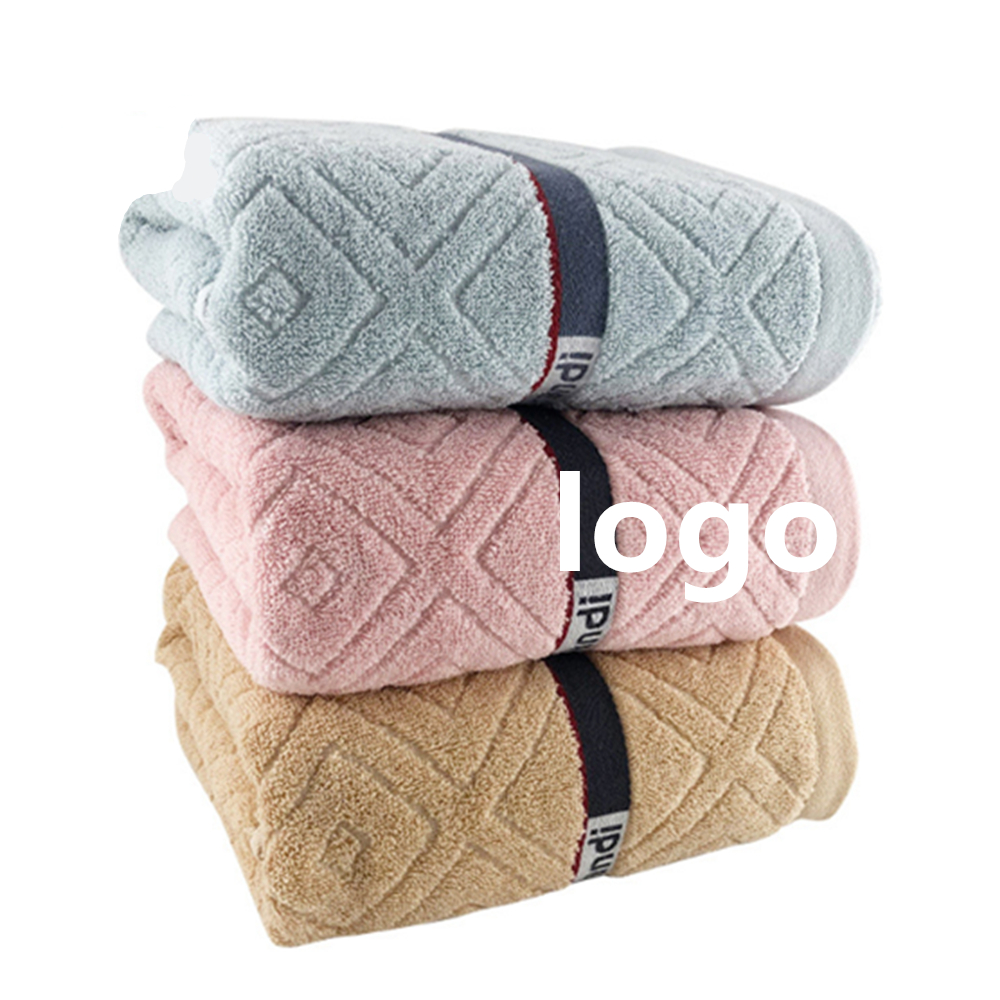 Logo Branded Extra Thick Cotton Bath Towels