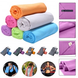 XS microfiber towel with Logo