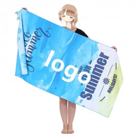 Sublimated Micro Fiber Beach Towels Custom Imprinted