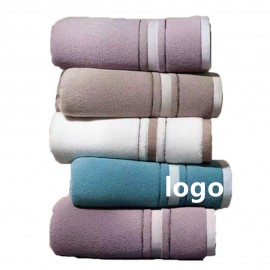 Premium Satin Cotton Bath Towels Custom Imprinted