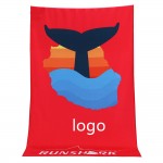 Logo Branded Light Weight Portable Beach Towel Sports Towels