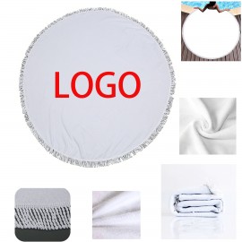 Promotional Round Beach Towel With Fringe MOQ 50PCS