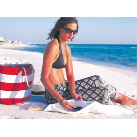 Kangaroo Hidden Pocket Beach Towel Custom Printed