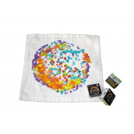 Custom Imprinted Custom velour towel with pigment printing