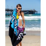 Overseas Fiber Reactive Velour Beach Towels (30" x 60", 11 lbs./dozen) Custom Imprinted