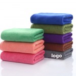 Logo Branded Micro Fiber Water Absorbent Hand Towels Hair Towels
