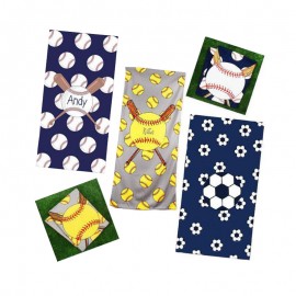 Microfiber Rectangular Beach Towel Custom Printed