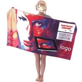 Extra Large Sublimated Beach Towels Sport Towels Logo Branded  Extra Large Sublimated Beach Towels Sport Towels Logo Branded