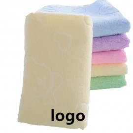 Micro Fiber Cartoon Pattern Water Absorbent Hand Towel Logo Branded