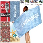 Microfiber Quick Drying Beach Towel 30" x 60" Custom Imprinted