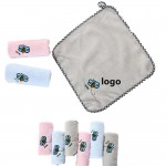 Embroidery Cotton Small Square Towels Custom Imprinted