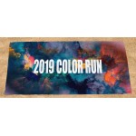 Logo Branded Full Color Velour Beach Towel 30X60