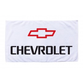 Logo Branded MaxxColor White Junior Beach Towel ( 24" x 42" )