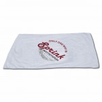 Q-Tees White Beach Towel Custom Imprinted