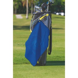 Microfiber Waffle Golf Towel (Embroidery) Custom Printed