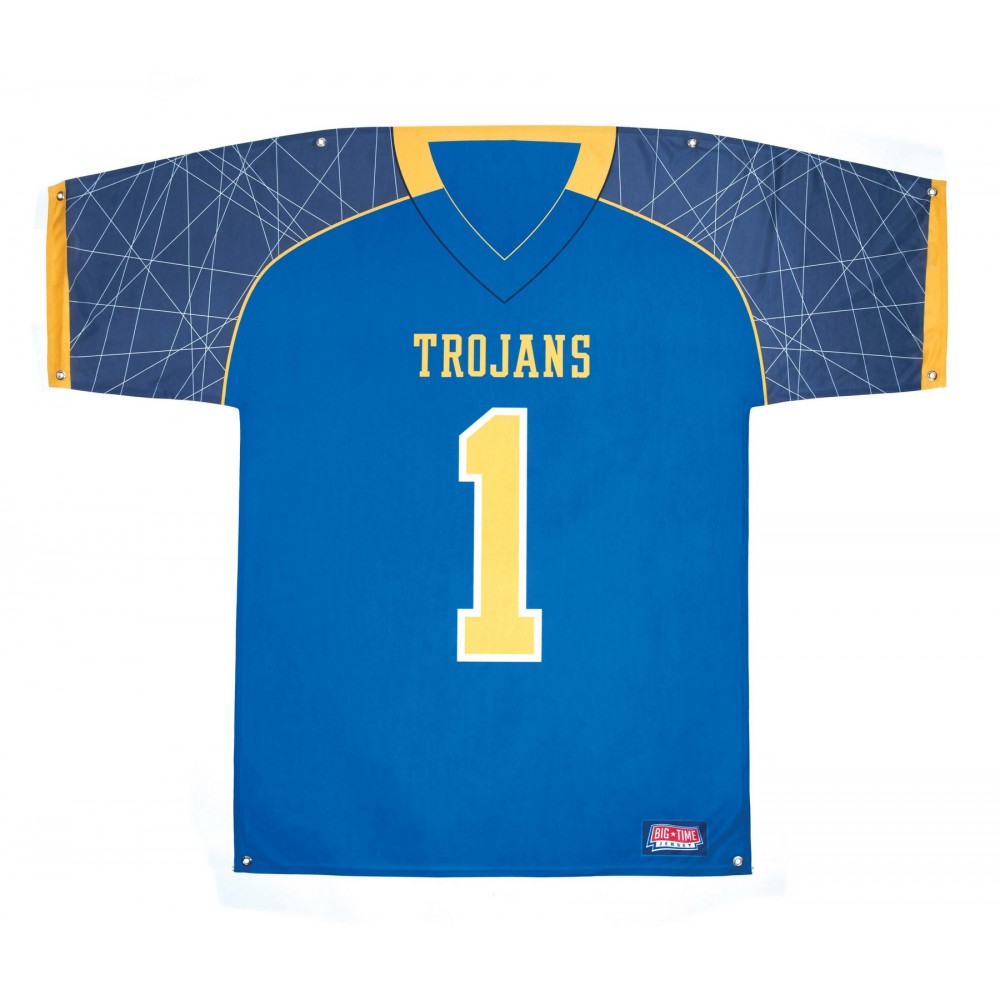 Custom Imprinted Jersey Shaped Beach Towel Custom Imprinted Jersey Shaped Beach Towel