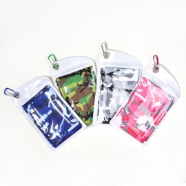 Logo Branded Camouflage Cooling Towel w/Zip Pocket