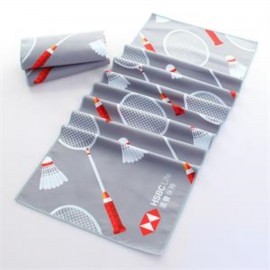 Dye-Sublimation CoolMax Sports Towel Full Bleed 155 GSM with Logo