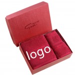 3 Piece Soft And Plush Cotton Towel Gift Set Logo Branded