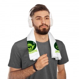 Custom Sublimated Rally Towel Logo Branded