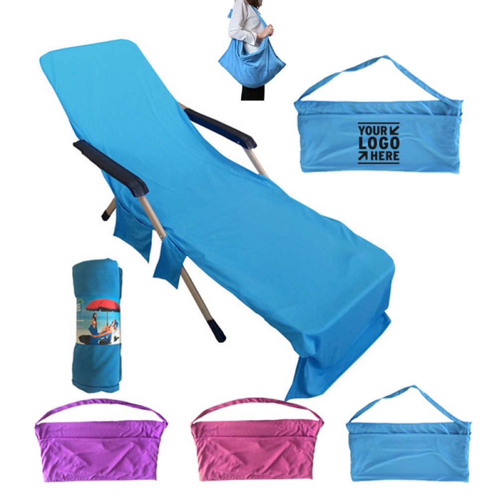 Custom Embroidered Chaise & Beach Lounge Chair Towel Covers Custom Embroidered Chaise & Beach Lounge Chair Towel Covers