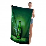 35" x 60", 15 lb., Sublimated, Velour Beach Towel Custom Imprinted