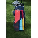 Two Tone Midweight Golf Towel Custom Imprinted