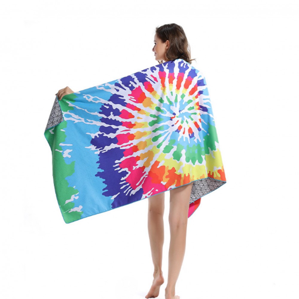 Custom Imprinted Beach Towel Quick Dry Towel for Swimmers