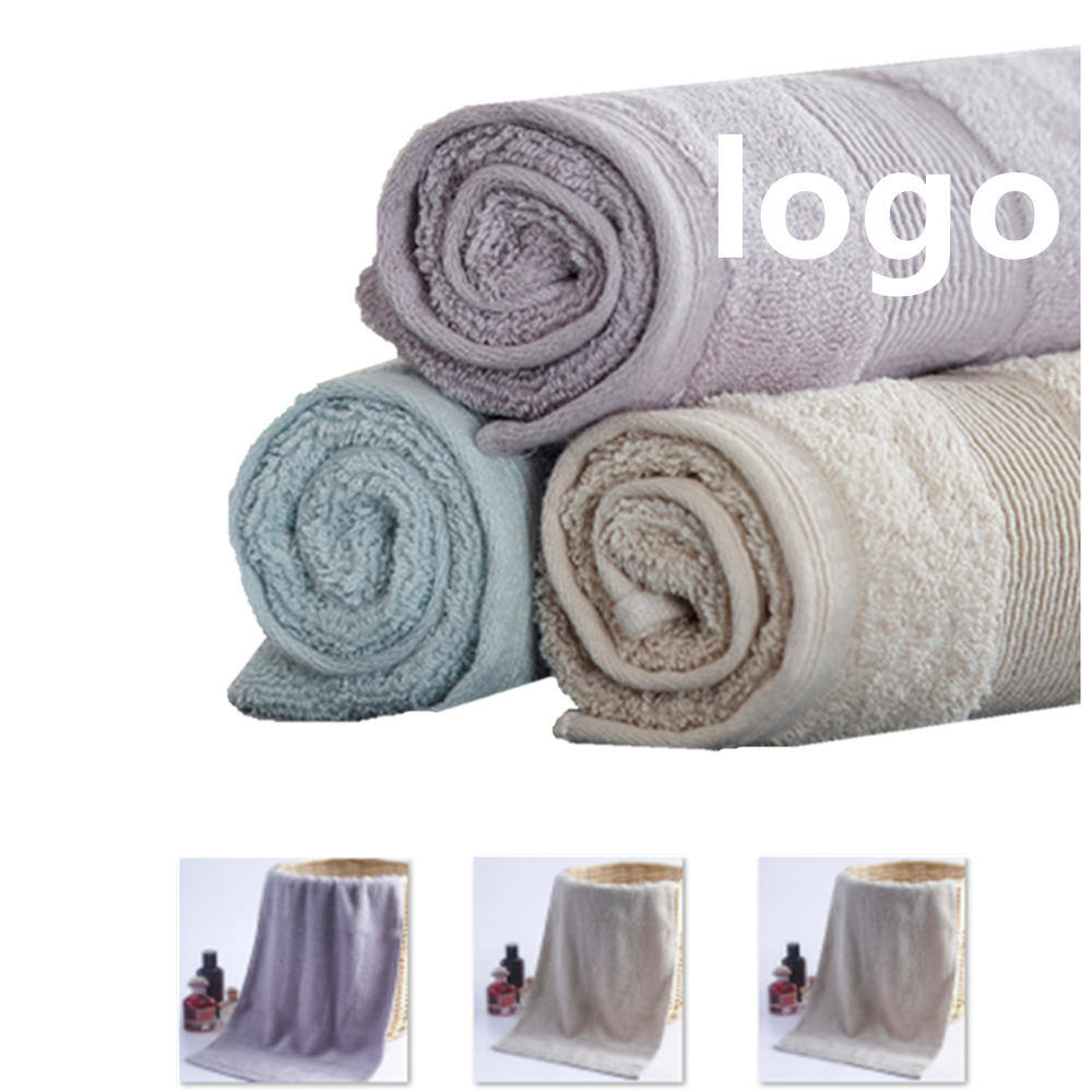 Jacquard Pattern Cotton Hand Towels Custom Imprinted
