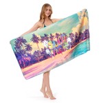 Custom Imprinted 30" x 59" Beach Towel - Full Color
