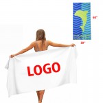 Microfiber Beach Towel Custom Imprinted