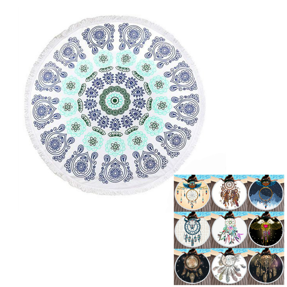 Custom Imprinted Round Beach Towel Custom Printed Custom Imprinted Round Beach Towel Custom Printed