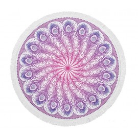 Custom Imprinted Circular Beach Towels
