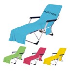Custom Imprinted Coolcore Beach Chair Cover Towel