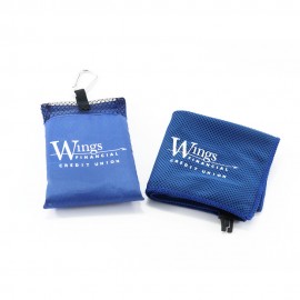 Custom Quick Dry Cooling Towel w/Pouch