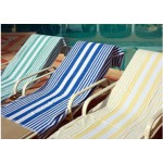 Oxford Three Stripe Pool Towels 32X70 (1-color Imprint) Custom Imprinted