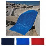Custom Imprinted Platinum Collection Colored Beach Towel (35" x 70")