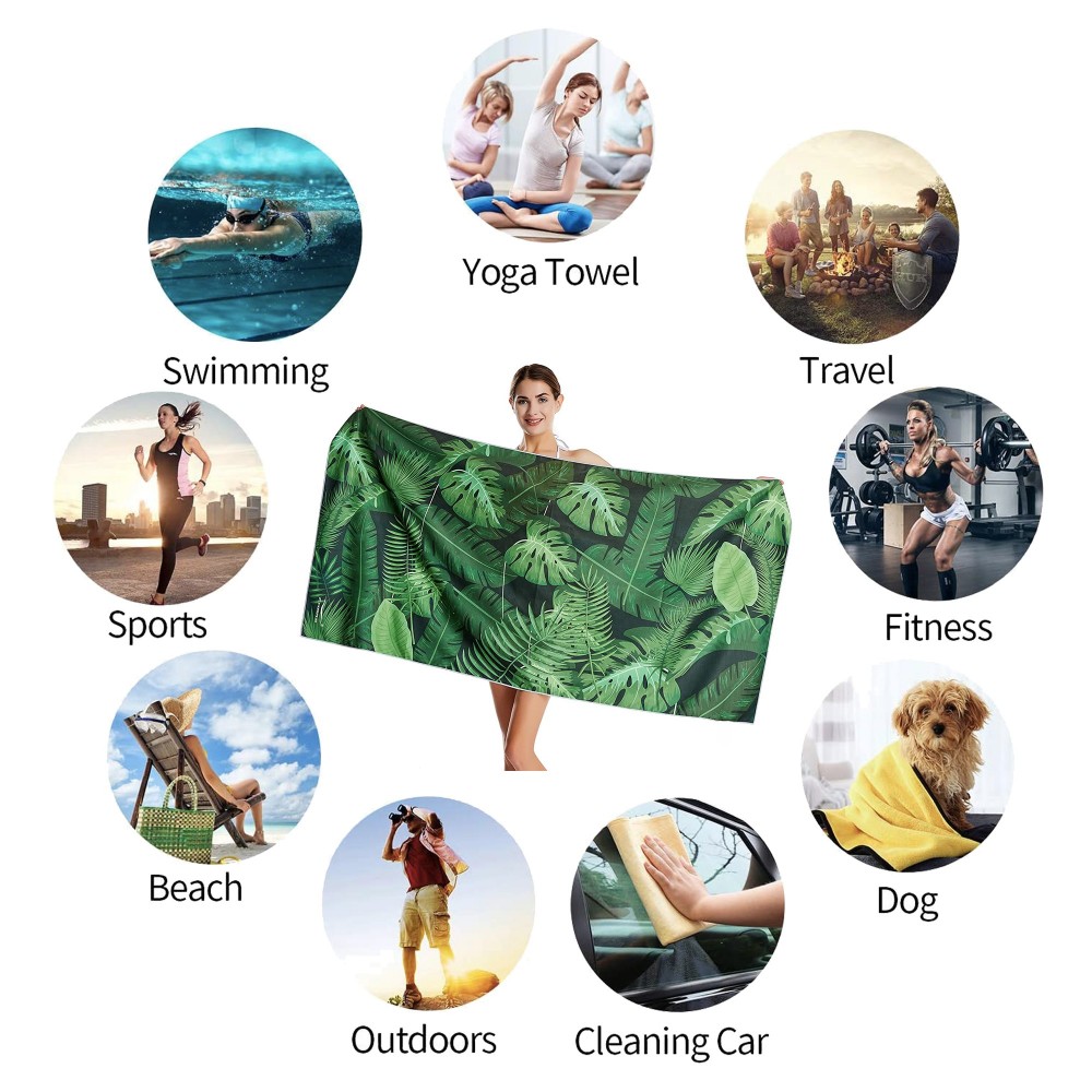 Custom Embroidered 30" x 60" Microfiber Beach Towel Custom Embroidered 30" x 60" Microfiber Beach Towel