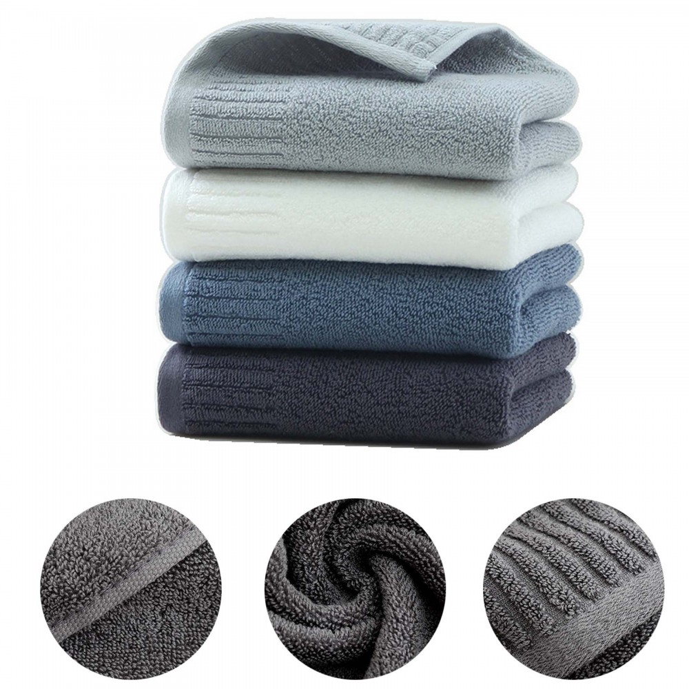 Custom Embroidered Absorbent Quick Dry Cotton Face Towels Custom Embroidered Absorbent Quick Dry Cotton Face Towels